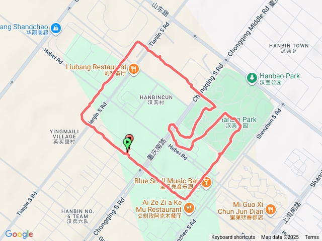 北疆 晨遊：伊寧漢濱公園