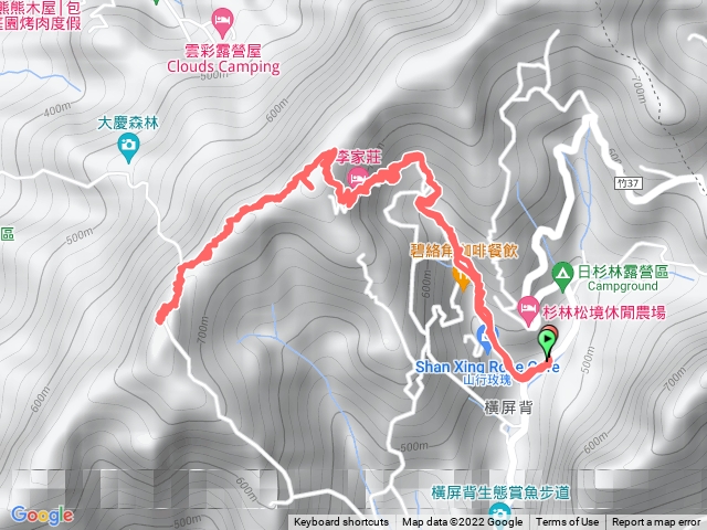 苗栗/南庄/橫屏背山，H779m（二等三角點1111）