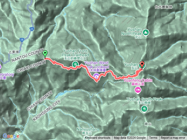 登山口排雲玉山主峰預覽圖