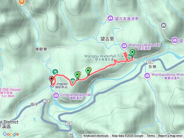 2025微笑山線縱走尋寶集章任務微笑山線：【五分山系】望古瀑布段20250704