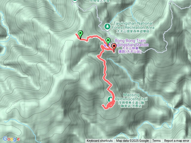 太平山鐵杉林國家步道-觀景台太平山林業鐵路站到茂興懷舊步道蹦蹦車站-茂興站預覽圖