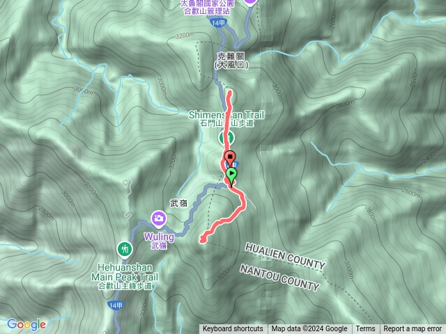 合歡東峰、合歡尖、石門山（2M走山）預覽圖