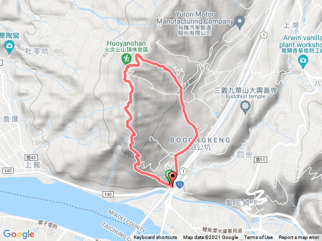 苗栗火炎山O一圈