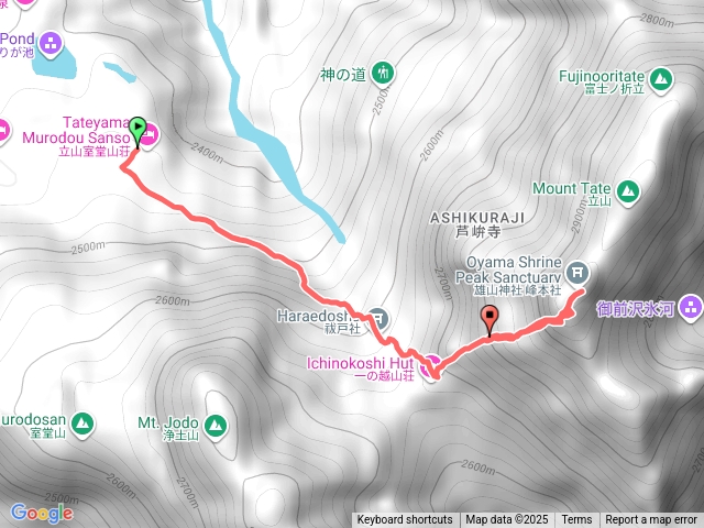 日本立山室堂山莊-雄山往返