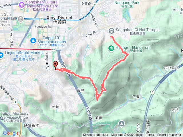 四獸山(象山慈惠堂去回)
