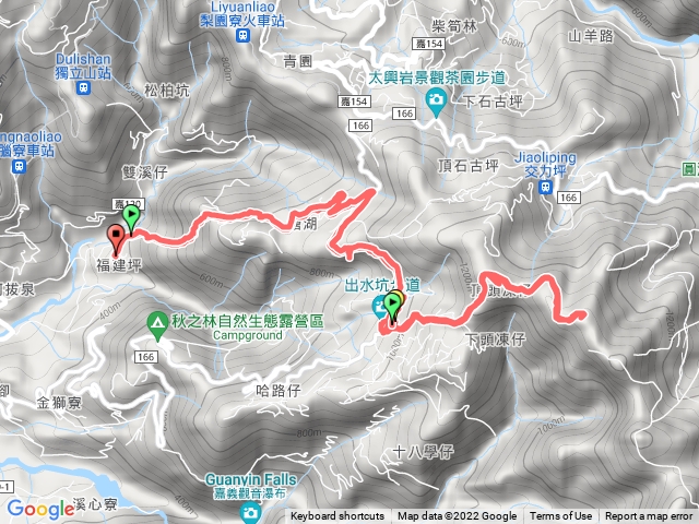 塘湖出水坑篤鼻山來回縱走