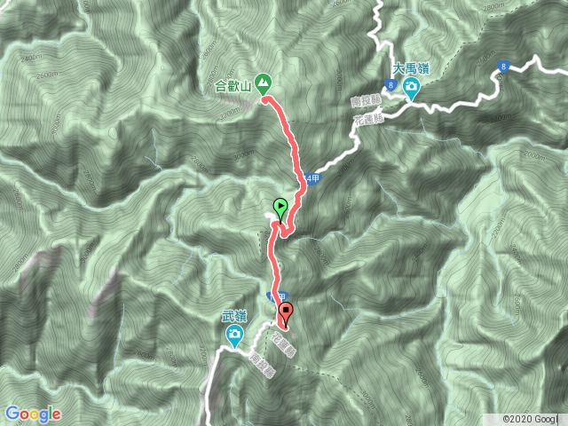 合歡北峰-松雪樓