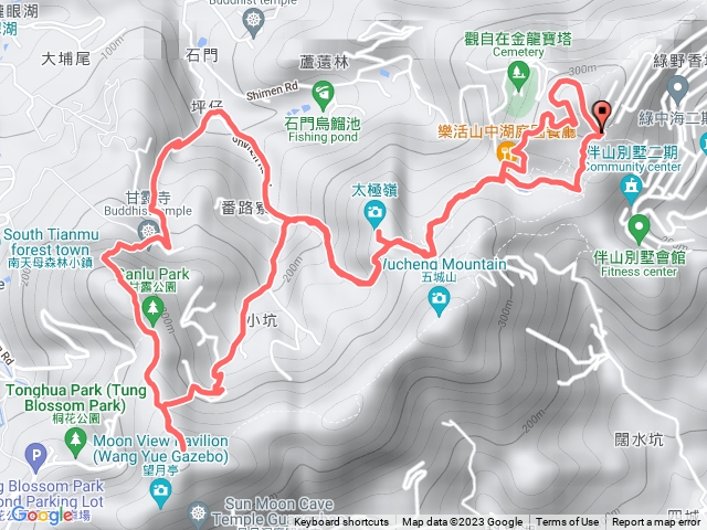 欖仁換裝的天上山