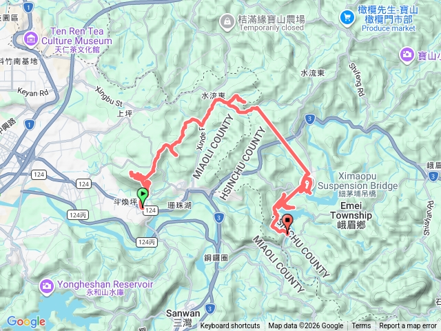 頭份後花園步道-峨眉湖預覽圖