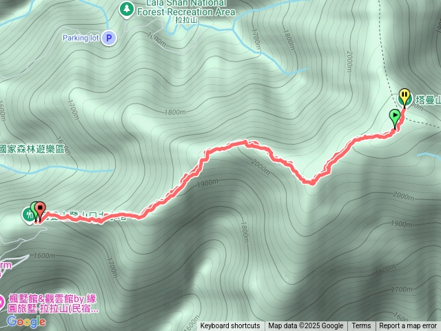 塔曼山登山步道預覽圖