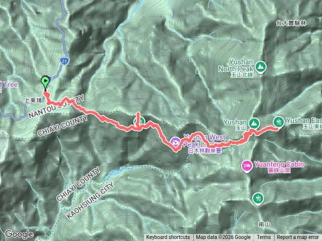 玉山東峰及前峰預覽圖