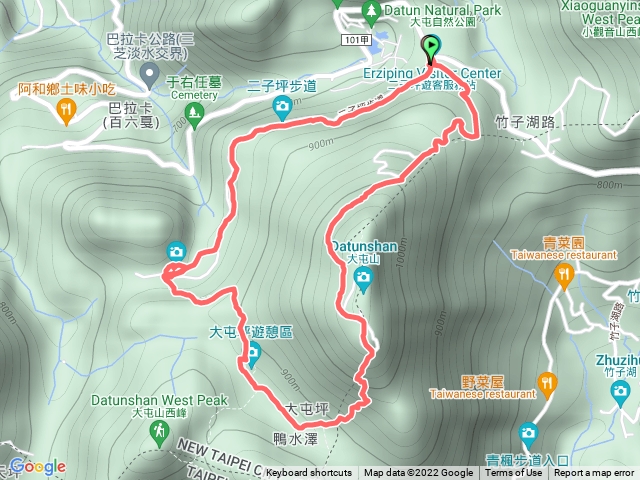 二子坪及大屯山步道