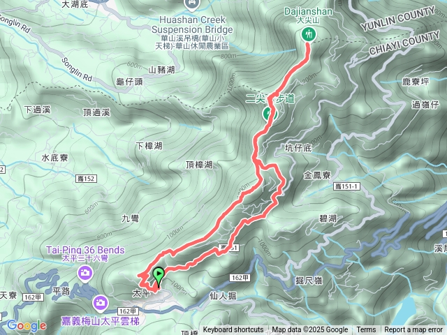雲嘉五連峰