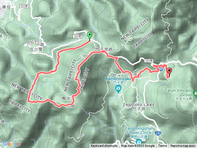 臺北大縱走第二段：二子坪至小油坑(20231101)