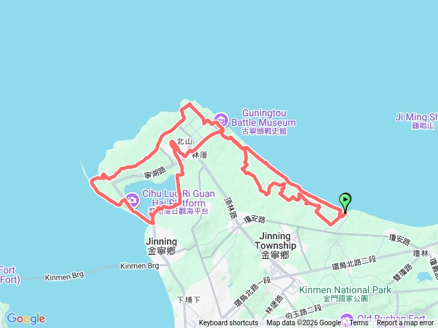 嚨口→雙鯉湖→慈湖→湖下一營區→北山播音牆預覽圖