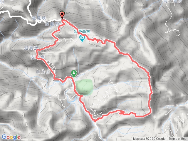 20201028嶺頭山、金柑樹山、杉林溪O型環走！