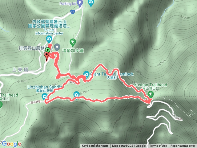 麟趾山 玉山登山口下 O型