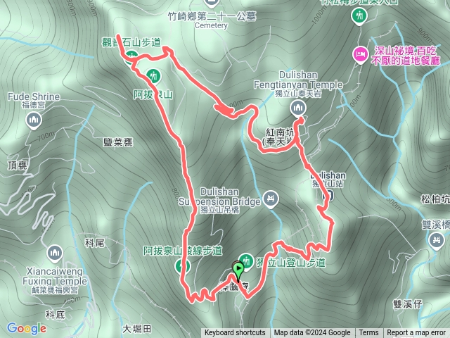 阿拔泉、觀音山、奉天岩、獨立山O型走一圈預覽圖