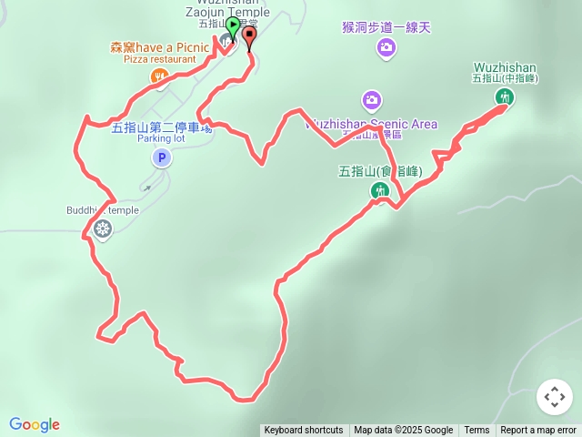 新竹人氣步道五指山步道預覽圖