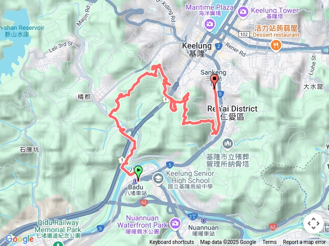 2025-03-19八堵獅球嶺湖碉堡群北西東砲台山劉銘傳隧道南榮山三坑車站