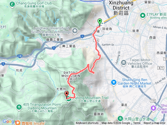 迴龍-三福山-三角埔頂山-北靈宮