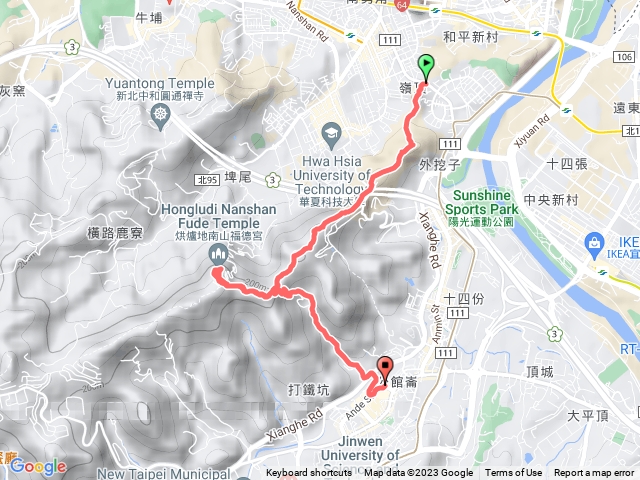 20230722天上列山 中和新店段