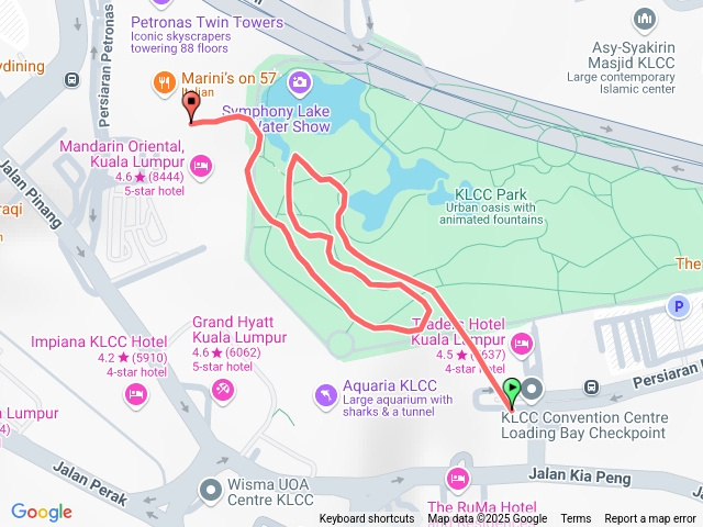 吉隆坡城中城公園散步