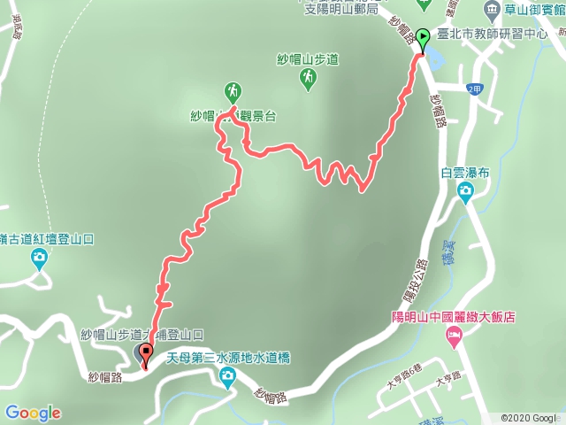 紗帽山步道