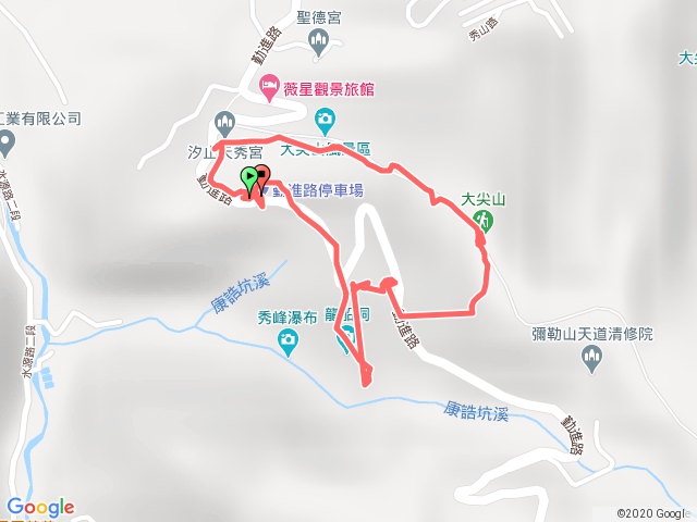 大尖山-秀峰瀑布