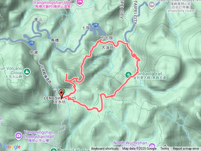 冷水坑魚路古道七股山O型