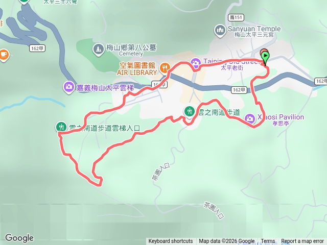 孝子路步道接雲之南道上龜山輕鬆走