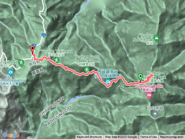 玉山主峰Day2_排雲>玉山主峰>登山口