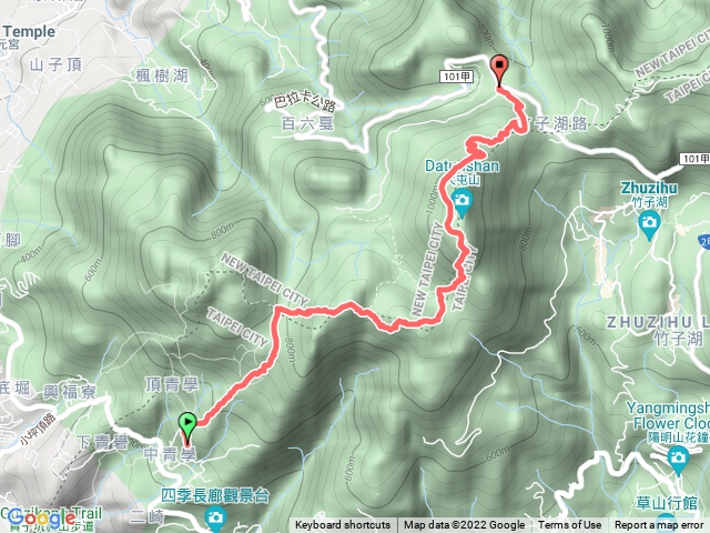 陽明山西部縱走（台北大縱走路線）