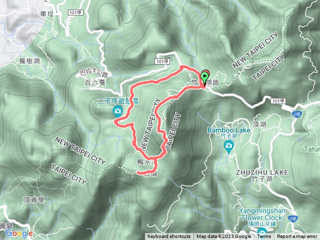 鞍部大屯山主峰南峰二子坪