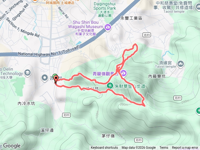 土城內冷水坑山.青龍嶺.清水大尖山