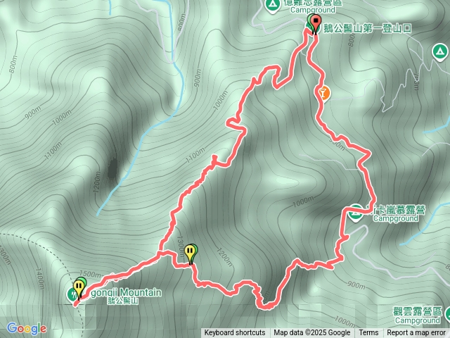 鵝公髻山第一登山口