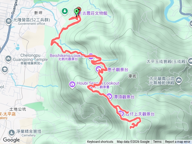 後壁北勢坑登山步道（車籠山）