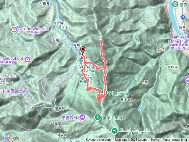 鳳凰山北嶺O型中走