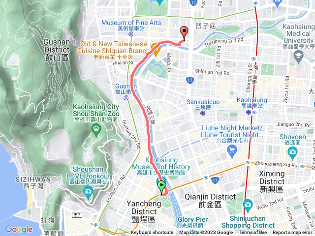 沿著愛河沿岸-中正路中華路間河西路