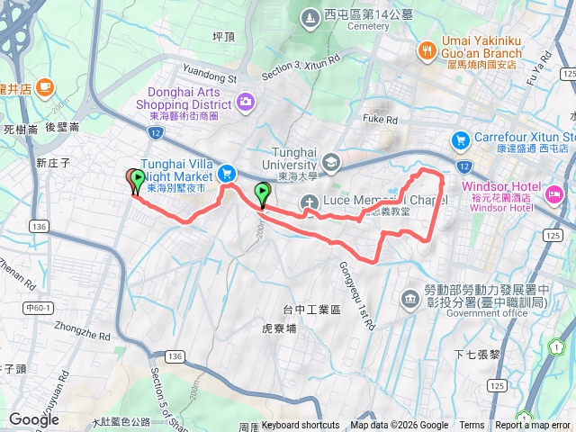 東海大學半圈西瓜路跑預覽圖