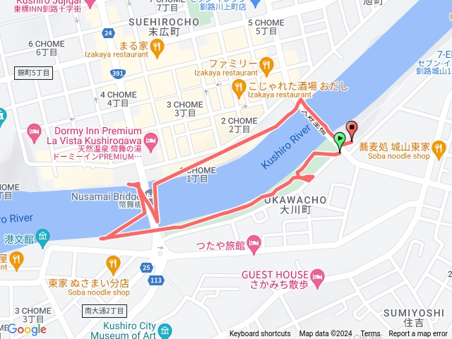 釧路幣舞橋黃昏散策2924/7/9