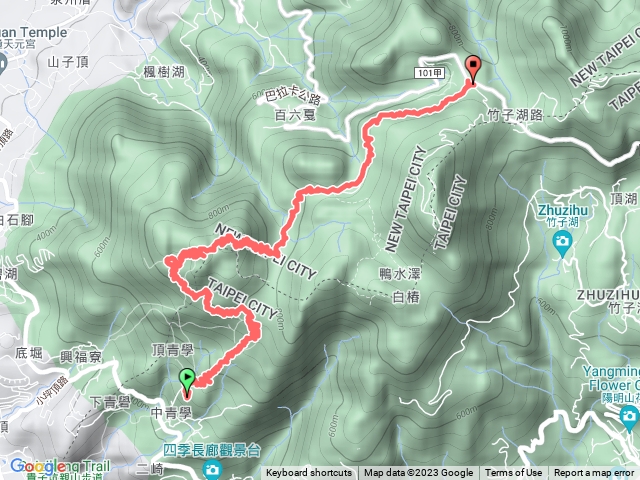 清天宮到二子坪