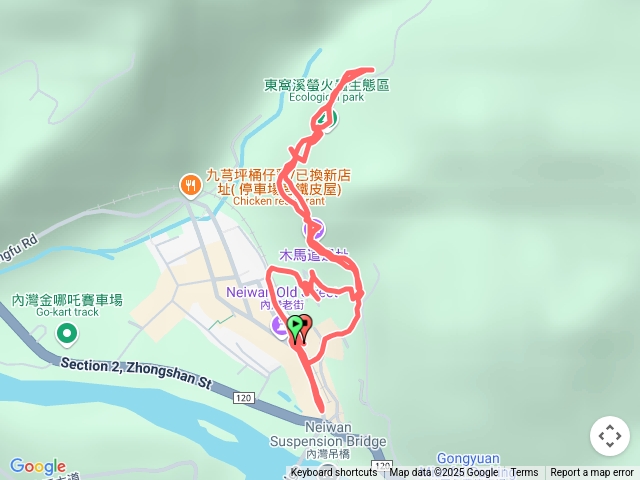 內灣賞螢