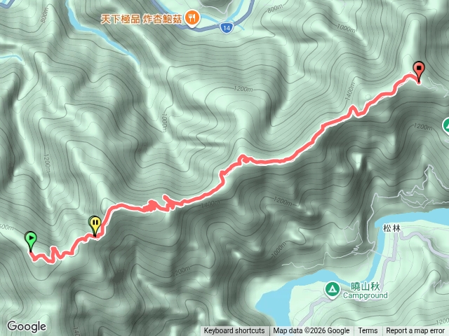 關頭山-對萬山-埋石山-舊武界越山(2026-10-20)