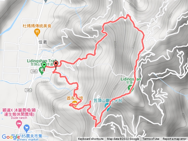 笠頂山縱走