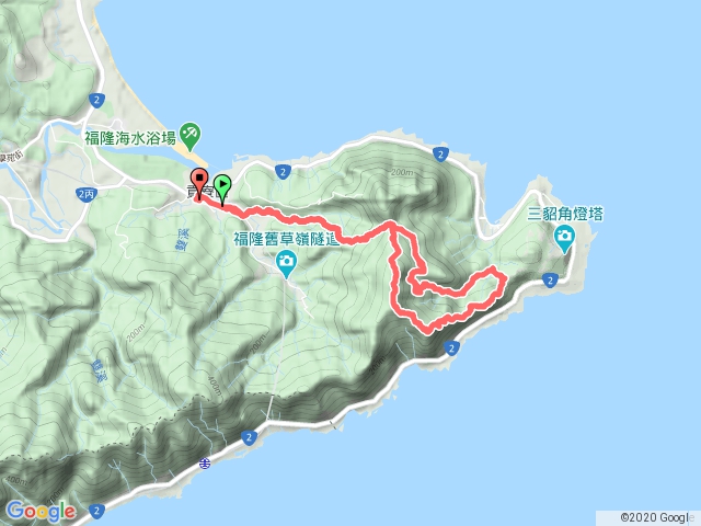 福隆車站 隆隆山萊萊山 隆萊