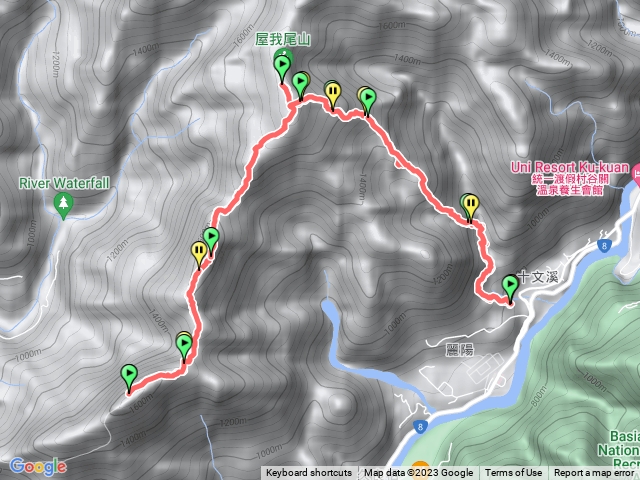 屋東縱走（麗陽上原路回）