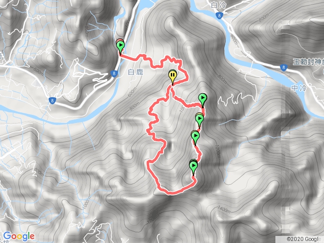 白毛山走兩次（I+O型）