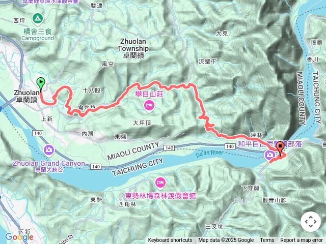 樟之細路D11，卓蘭-和平