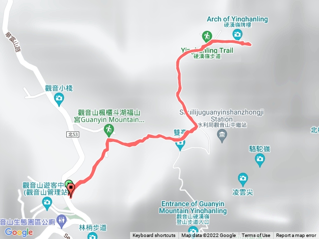 簡單駭客夜爬觀音山(從風櫃斗湖登山口)